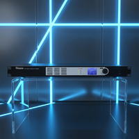 Amplificateur IP SIP Thinuna IP-2150AP III à double port réseau avec annulation d'alarme incendie 24V, amplificateur de puissance 2*150W montable en rack pour écoles