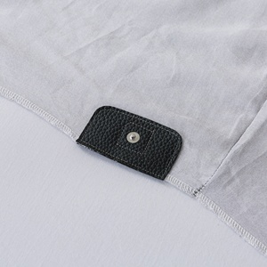 Rideau de lit EMF en forme de dôme, fabriqué en tissu de coton argenté, avec un enclos transparent RF et un tissu de protection EMF pour lit double - Product Image 5