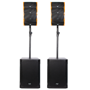 Enceinte Line Array Professionnelle HYANKA S15L404S 15'' avec Amplificateur Classe D 2*300W, 55-20kHz, 121dB pour Scène - Product Image 4