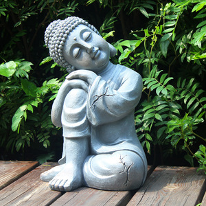 Statue de Bouddha en <span class=keywords><strong>pierre</strong></span> de <span class=keywords><strong>savon</strong></span> sculptée <span class=keywords><strong>à</strong></span> la main <span class=keywords><strong>pour</strong></span> la décoration de jardin - Product Image 3