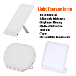 <span class=keywords><strong>Lampe</strong></span> de <span class=keywords><strong>luminothérapie</strong></span> avec <span class=keywords><strong>10</strong></span> <span class=keywords><strong>000</strong></span> <span class=keywords><strong>lux</strong></span> LED sans UV, trois températures de couleur réglables, luminosité réglable, minuterie, améliore l'humeur, le sommeil et la concentration - Product Image 3