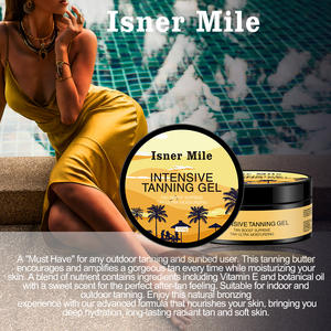 OEM ODM Private Label Sunbed Friendly Gel Cream pour l'extérieur Gel Lotion Oil Butter Tan Sunbed Tanning Accelerator - Product Image 3