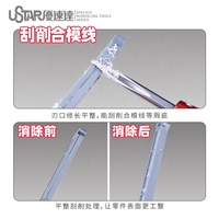 USTAR 90958 Racloir multi-lames à trois lames tranchantes Triangle jusqu'au couteau de coupe en plastique à plaque modèle