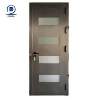 Puerta Resistente al Fuego Prima, Contemporánea, de Acero Inoxidable, Resistente al Agua, para Exteriores, Hoteles, Apartamentos, Oficinas, Edificios, Supermercados, Hospitales
