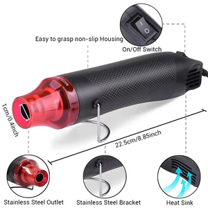 Selladora de Calor Semiautomática Miniatura ZEQUAN, <span class=keywords><strong>Pistola</strong></span> de Calor Eléctrica Pequeña para Empaquetado de Productos Plásticos, 110V/220V - Product Image 5