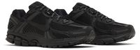 Chaussures de course unisexes pour hommes Air Zoom Vomero 5 Triple Black, empeigne en mesh, semelle extérieure en caoutchouc, semelle intermédiaire en EVA, ressort