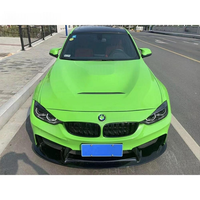 Kit carrosserie de pare-chocs avant en fibre de carbone style 3D, compatible avec BMW M3/M4 F80/F82 (modèles 2014-2020)