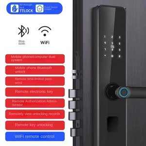 ระบบล็อคประตูอัจฉริยะ <span class=keywords><strong>BMW</strong></span> รุ่น T8 WiFi สำหรับปลดล็อคด้วยลายนิ้วมือและรีโมทคอนโทรล เหมาะสำหรับบ้านพัก อพาร์ทเมนท์ และห้องเช่า - Product Image 3