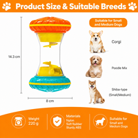 Jouet interactif et écologique pour animaux de compagnie, durable et sûr, pour le nettoyage des dents, avec balle à friandises en PP dissimulée, pour chiens et chats, jouet à mâcher anti-gaspillage