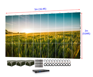 Mur d'affichage LED extérieur pour événements 5m x 3m P3.91 (16ft x 10ft) 3.9mm, fond de scène de mariage, mur vidéo LED 4K HDR10+ - Product Image 3