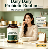 Capsules de probiotiques JAYHOO Akkermansia Muciniphila 5 milliards d'UFC, mélange prébiotique, complément alimentaire pour la santé intestinale