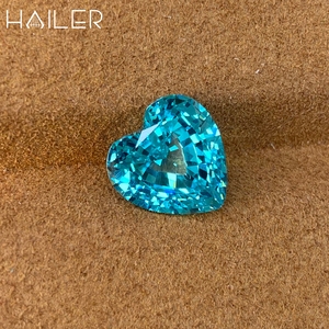 Gioielli e Accessori: <span class=keywords><strong>Pietra</strong></span> Yag <span class=keywords><strong>Paraiba</strong></span> Taglio a Cuore, <span class=keywords><strong>Pietra</strong></span> Sciolta Creata in Laboratorio per Creazione di Gioielli - Product Image 4