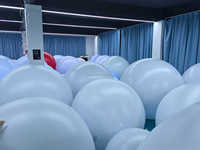 Éclairage LED interactif changeant de couleur contrôle multi-tactile ballon de foule gonflable Zygote équipement de Service de Concert de fête