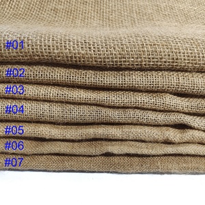 <span class=keywords><strong>Camino</strong></span> de <span class=keywords><strong>mesa</strong></span> de 40 pulgadas No Fray Fall, rollo de arpillera de <span class=keywords><strong>yute</strong></span> 100% para decoración de boda para funda de bolso de niña - Product Image 6