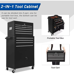 Altertool Cofre <span class=keywords><strong>de</strong></span> <span class=keywords><strong>herramientas</strong></span> <span class=keywords><strong>de</strong></span> acero <span class=keywords><strong>de</strong></span> 13 cajones Puerta <span class=keywords><strong>doble</strong></span> <span class=keywords><strong>con</strong></span> <span class=keywords><strong>ruedas</strong></span> <span class=keywords><strong>Caja</strong></span> <span class=keywords><strong>de</strong></span> <span class=keywords><strong>herramientas</strong></span> desmontable grande para almacenamiento mecánico OEM personalizable - Product Image 6