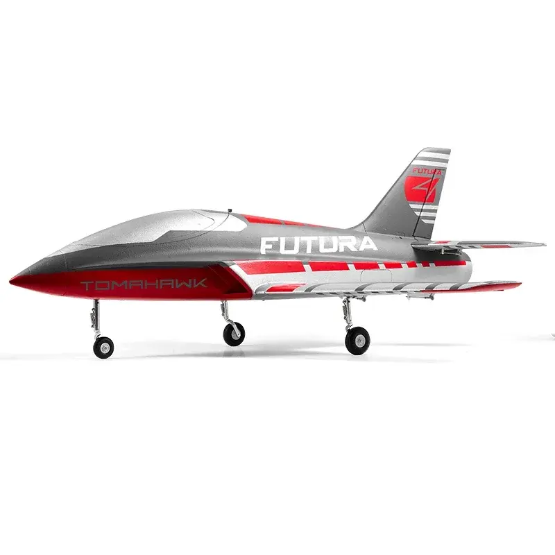 FMS PNP 64mm Rc Futura Airplane XT60 Tomahawk With Flaps Sport Trainer Ducted Fan Edf Jet Model Collection Decor Gift Toys