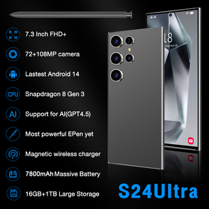 Teléfonos Inteligentes S24 Sip, Teléfono Inteligente Android con Cámara de 108MP, LTE, Teléfono para Juegos Francés, Directo de China - Product Image 6