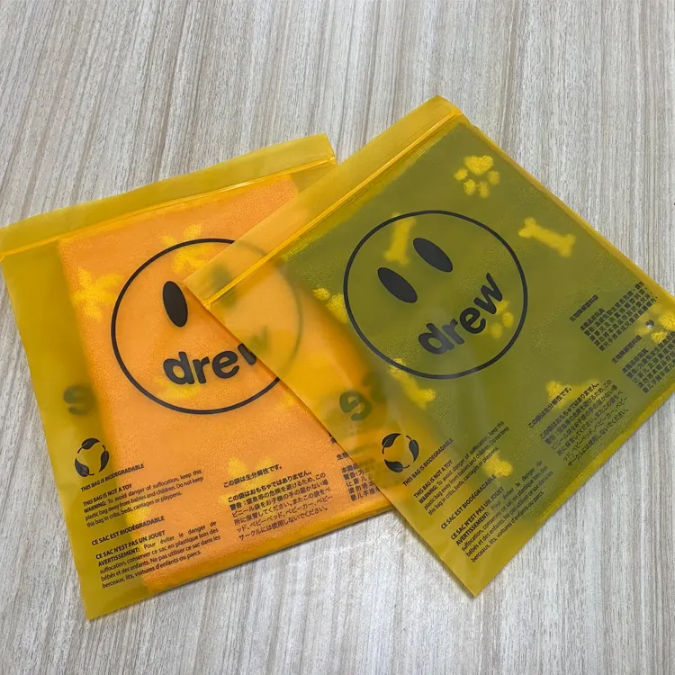 Reclosable Zip túi nhựa đóng gói dây kéo Pouch Ziplock lưu trữ người đàn ông quần áo túi recloser t Áo sơ mi đồ lót bao bì túi