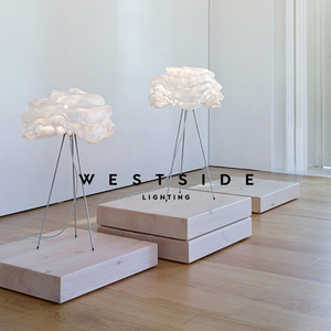 Lampe sur pied LED E27 Westside Lighting Rose, design moderne, base trépied, pour salon, chambre, éclairage artistique - Product Image 3