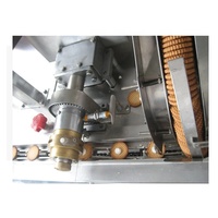 Ligne de production entièrement automatique de biscuits fourrés au chocolat avec mélangeur de pâte et four de cuisson en acier inoxydable 304, commande PLC