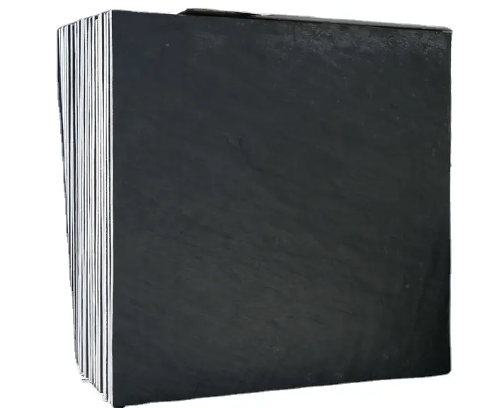 New China Factory cheaper and popular Natural Black Slate Veneer Roofing Tiles