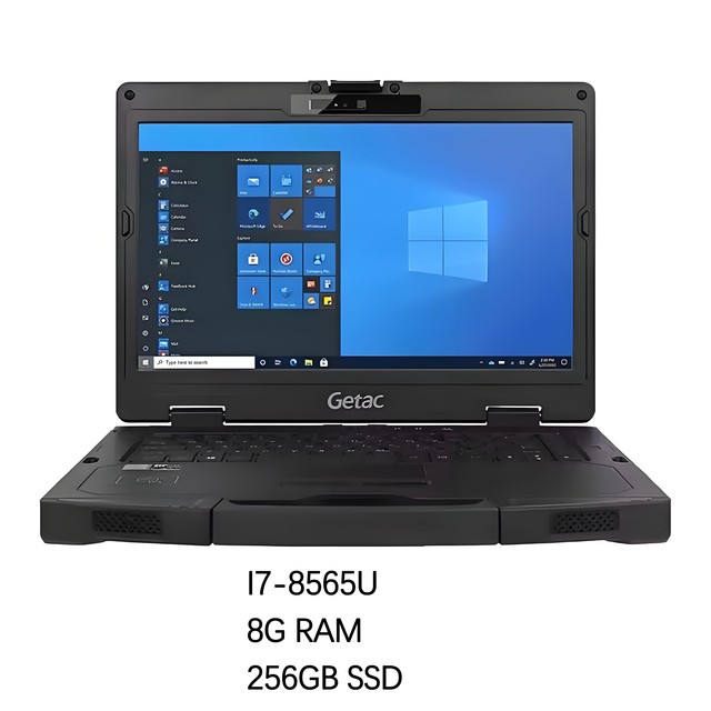 Getac Jukirin S410G3 14-inch IP53 Protection Level Three-proof Reinforced Intel I7-8565U 8G RAM 256G SSD Dual English Laptop
