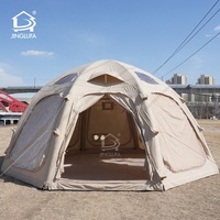 Tente de camping gonflable en forme de pieuvre OUTDOORS, pour 2 à 8 personnes, imperméable, installation facile, tente en forme de dôme