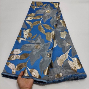 Tessuto di alta qualità broccato Jacquard raso africano <span class=keywords><strong>Organza</strong></span> tessuto di pizzo per il vestito - Product Image 4