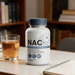 แคปซูล <span class=keywords><strong>NAC</strong></span> เสริมภูมิคุ้มกัน วิตามินรวมสำหรับผู้หญิงและผู้ชาย ได้รับการรับรองมาตรฐาน GMP อายุการเก็บรักษา 24 เดือน ยี่ห้อ HYX - Product Image 3