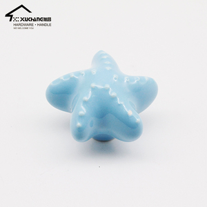Fresco y natural de estrella de mar en forma de niños de <span class=keywords><strong>la</strong></span> manija de los muebles de los niños dulce caramelo color mando/ - Product Image 4