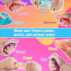 Juguetes Antiestrés de Azúcar de Malta, Bolas de Gel Elásticas de Compresión Lenta para Aliviar el Estrés, para Niños y Adultos, Terapia de Ansiedad - Product Image 3