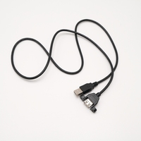 USB 3,0 Tipo a Conector de enchufe de contacto macho a hembra Flash Gold PCB Soldadura para conectores de cable y cableado