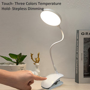 Vente directe d'usine moderne blanc LED contrôle tactile Dimmable lampe de chevet prise de charge USB lecteur de Protection des yeux <span class=keywords><strong>pliable</strong></span> - Product Image 4