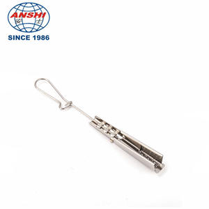 Abrazadera de alambre de acero inoxidable, accesorio FTTH, abrazadera de alambre de caída, cuerda de seguridad anticaída para redes 4G 3G, Cable de fibra óptica - Product Image 2