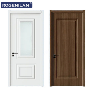 <span class=keywords><strong>Porte</strong></span> de séparation intérieure en bois massif insonorisée et résistante à l'eau Rogenilan, couleur personnalisée, pour salle de bain - Product Image 3