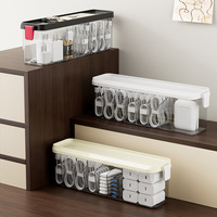 Boîte de rangement pour câbles de données, organisateur de câbles de charge de téléphone en plastique pour bureau, avec couvercle anti-poussière, gestionnaire de câbles, utilisable dans divers espaces