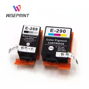 Wiseprint ผลผลิตสูง T289 T290 289 290ตลับหมึกสีพรีเมี่ยมสำหรับเครื่องพิมพ์ Epson WorkForce WF-100