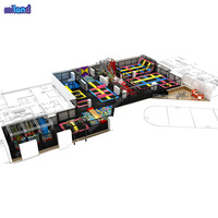 Equipo de Parque Ninja Warrior: Viga de Equilibrio para Niños y Adultos, Muro de Arañas Moderno, para Gimnasios y Desafíos de Exploración
