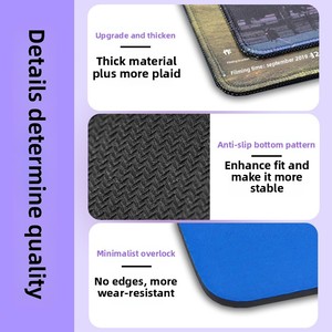 Tùy Chỉnh E-Thể Thao Lớn Dễ Thương Chuột Pad Không-Trượt Khâu Cạnh Dày Cao Su Bàn <span class=keywords><strong>Mat</strong></span> Cho Internet Cafe Hoặc Máy Tính Bàn - Product Image 5