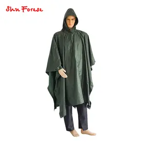 High quality hot selling and durable waterproof thickened adult poncho for men