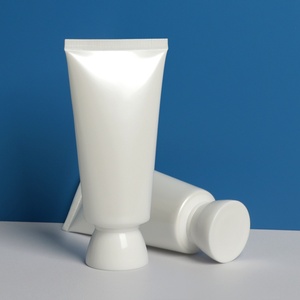 Luxury Customized Lotion Cosmetic Skincare <b>Tube</b> Round <b>Plastic</b> Squeeze Packaging - Product Image 6