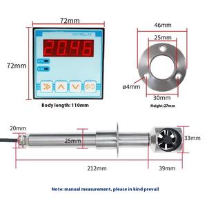RS485ควบคุมความเร็วลมอัจฉริยะความแม่นยำสูงพร้อมจอแสดงผลสำหรับสภาพอากาศกลางแจ้งและมาตรวัดความเร็วลม - Product Image 1
