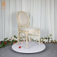 Chaise Louis style français vintage, cadre en bois massif classique, coussin plus épais pour la maison, salle à manger, meubles de maison traditionnels Foshan