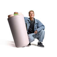 Nouveauté Tasse à café personnalisée en acier inoxydable double paroi 304 480 ml pour la conduite et les voyages avec couvercle 100% étanche personnalisé