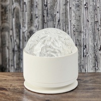 Petite veilleuse LED moderne en forme de galaxie, aurore boréale, ABS, changeant de couleur, blanc chaud, rechargeable par USB, télécommande