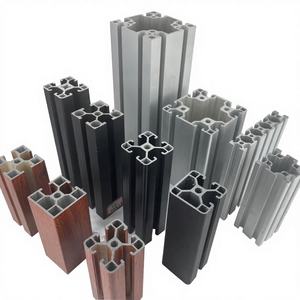 Profilé extrudé en alliage d'aluminium personnalisé, série 6000, forme carrée, pour décorations, avec services de découpe et de poinçonnage - Product Image 4