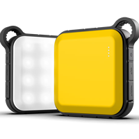 Batterie externe portable étanche en plastique avec lumière LED, 10050 mAh, charge rapide 18 W, mini chargeur USB-C pour smartphone, voyage en extérieur