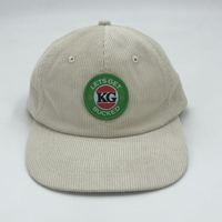 Gorra de Pana Personalizada con Bordado y Parches, Gorra Deportiva Unisex con Visera Plana y Cierre Ajustable