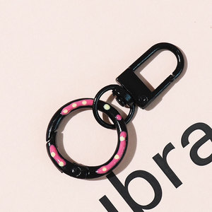 Llavero TYY con Anillo de Rosca en Forma de Donut, Color Caramelo, Aleación de Zinc, Accesorio de Joyería DIY - Product Image 4