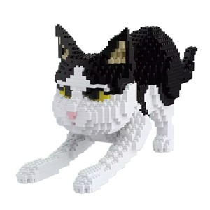 Juegos de bloques de construcción de plástico personalizados para gatos y perros juguete de construcción educativo para niños modelo de juguete para niños - Product Image 1